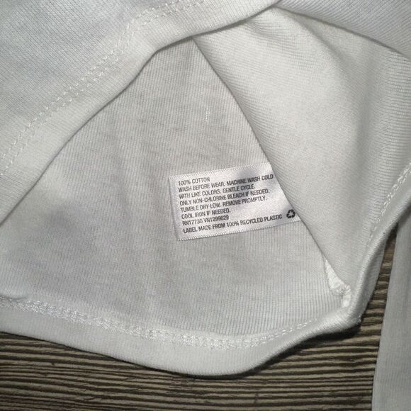 Art Class White Crop Top Long Sleeve Shirt Girls XXL 18. NWT. 3 - Picture 5 of 5